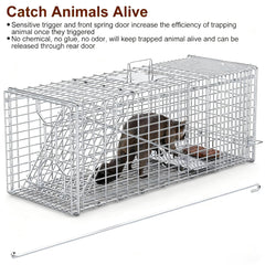 KinWarmth trap folded for compact storage and transport