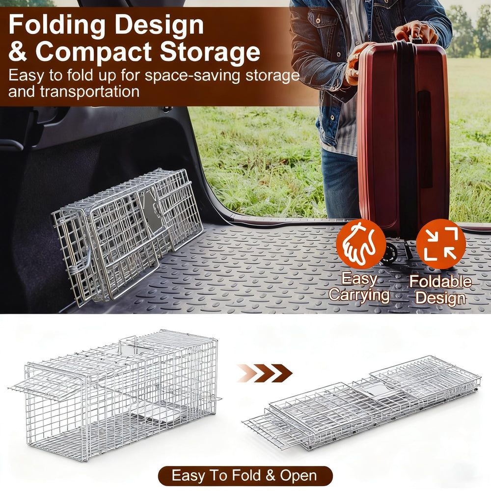 KinWarmth trap mesh close-up shows galvanized durability
