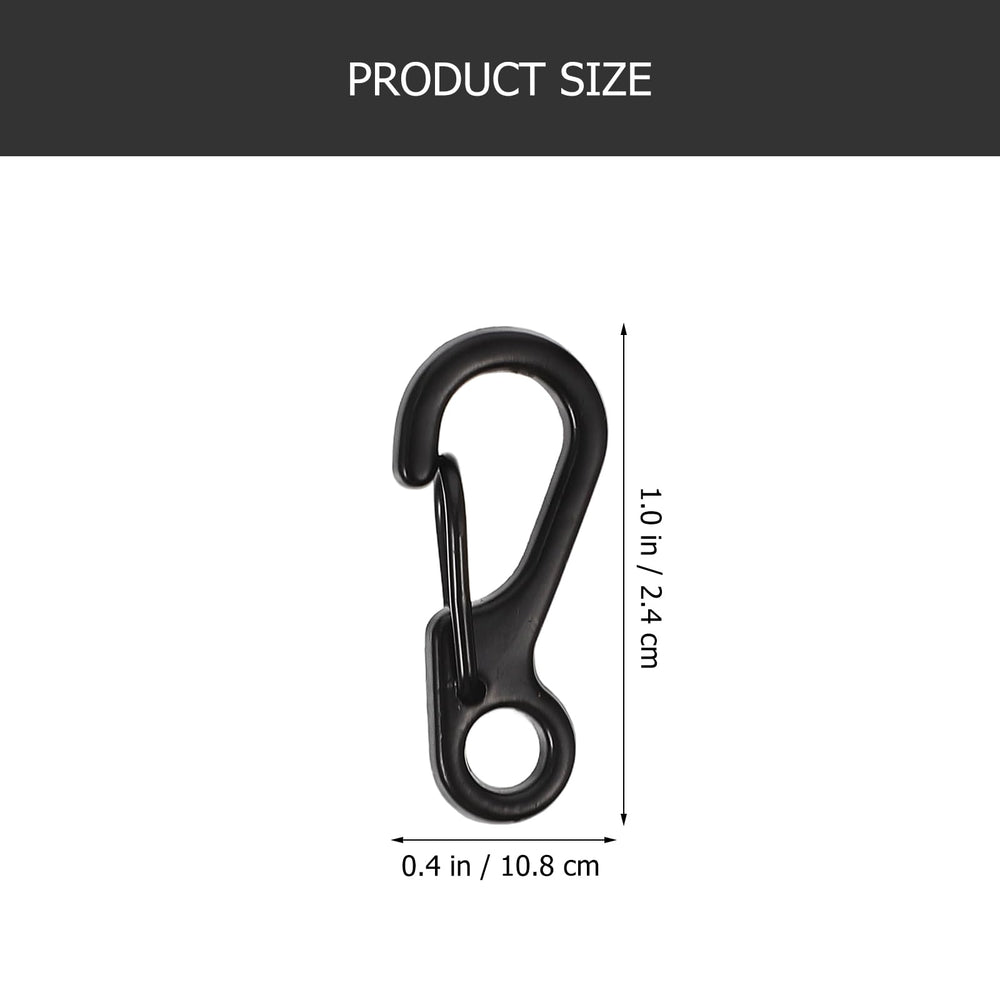 Kisangel alloy spring buckle clip in use to hold camping gear