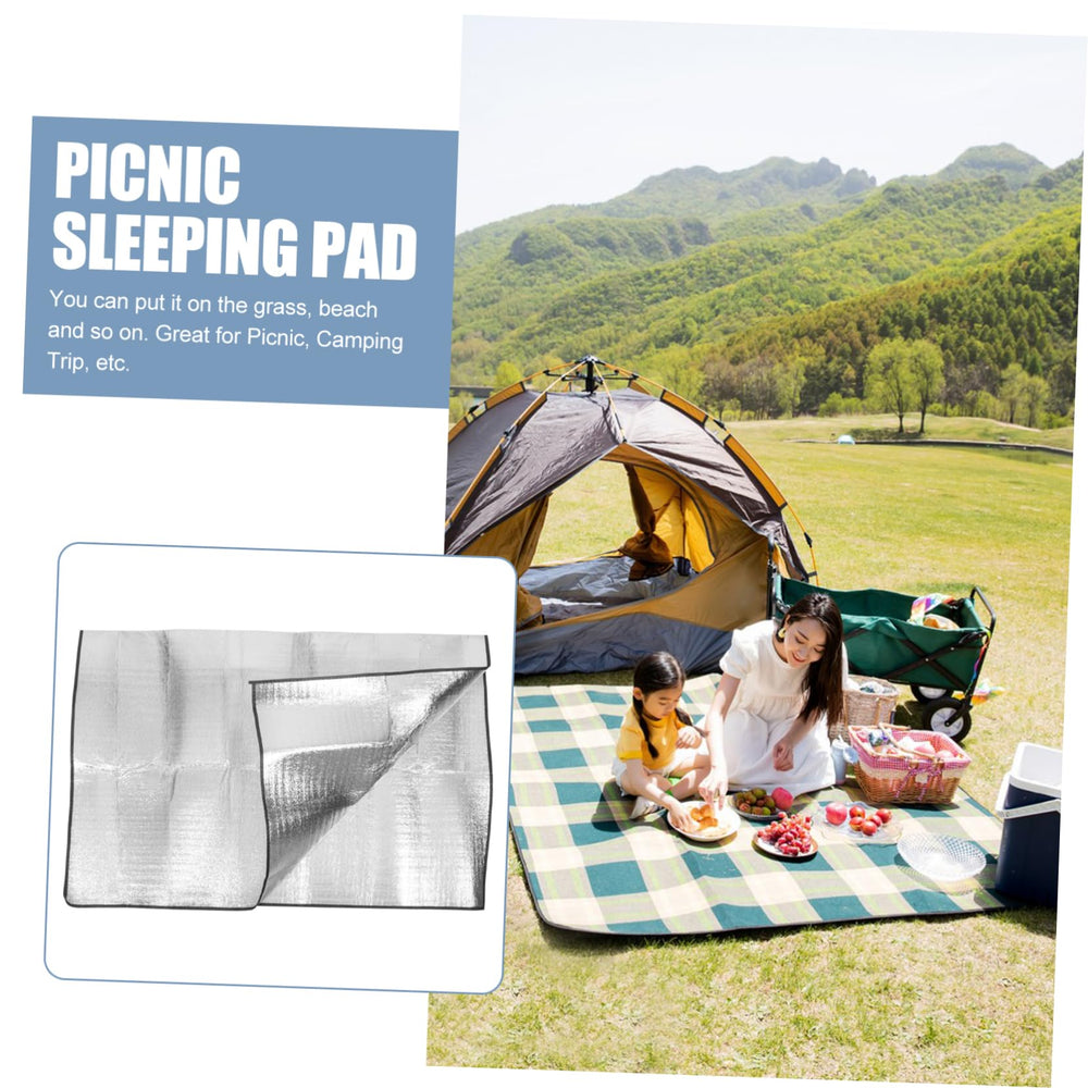 Kisangel aluminum foil blanket reflecting heat for outdoor warmth.