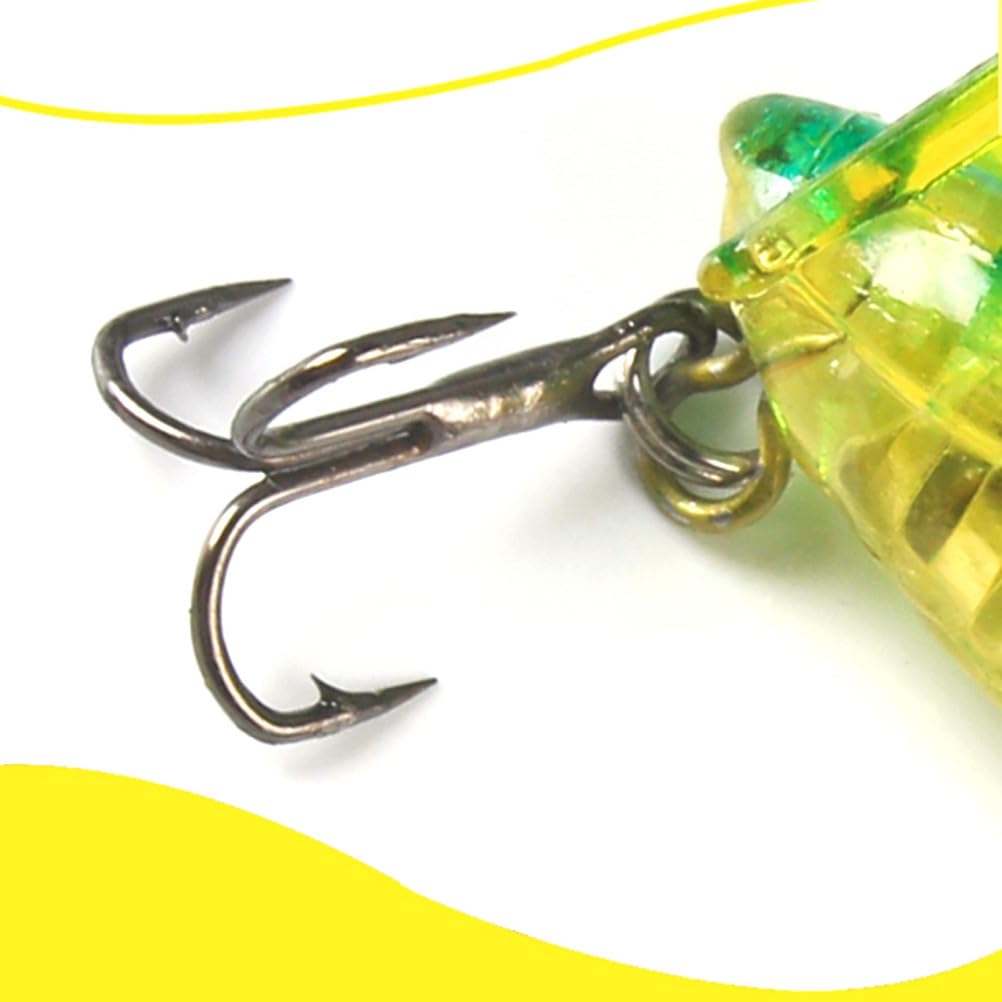 Kisangel artificial lures close-up with durable metal hooks