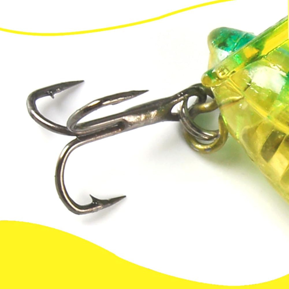 Kisangel artificial lures close-up with durable metal hooks