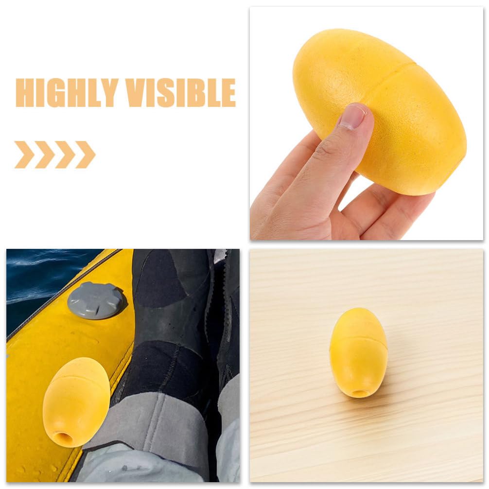 Kisangel bright-colors buoy improves spotting on water during activities.