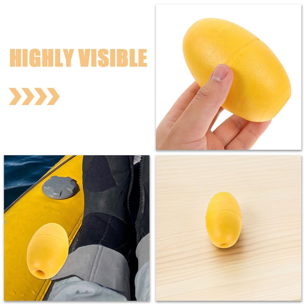 Kisangel bright-colors buoy improves spotting on water during activities.