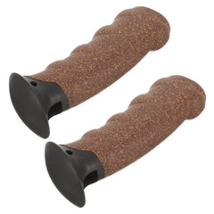 Kisangel cork hiking pole handle ergonomic grip improves comfort on long treks.