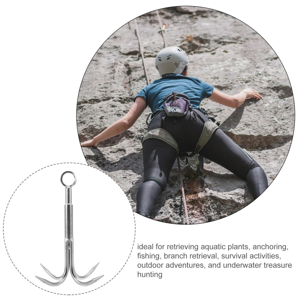Kisangel grappling hook performs well in saltwater and freshwater environments during fishing