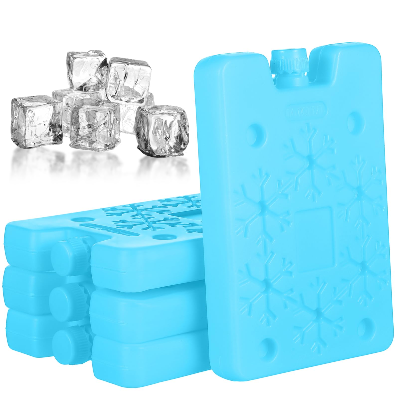 Kisangel Ice Brix 4 Pack: slim ice pack for evaporative coolers maintains cooler temps.