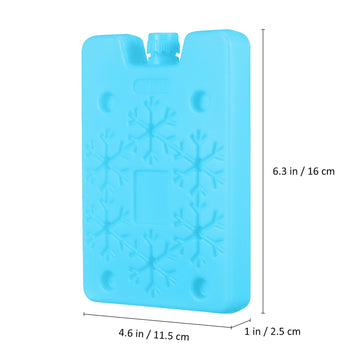Kisangel Ice Brix slim ice pack fits compact coolers for portable cooling.