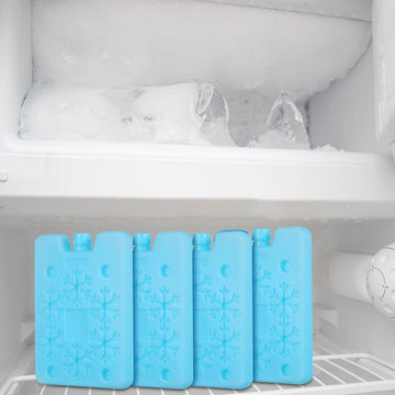 Kisangel Ice Brix fast-freeze design freezes quickly for ready cooling.