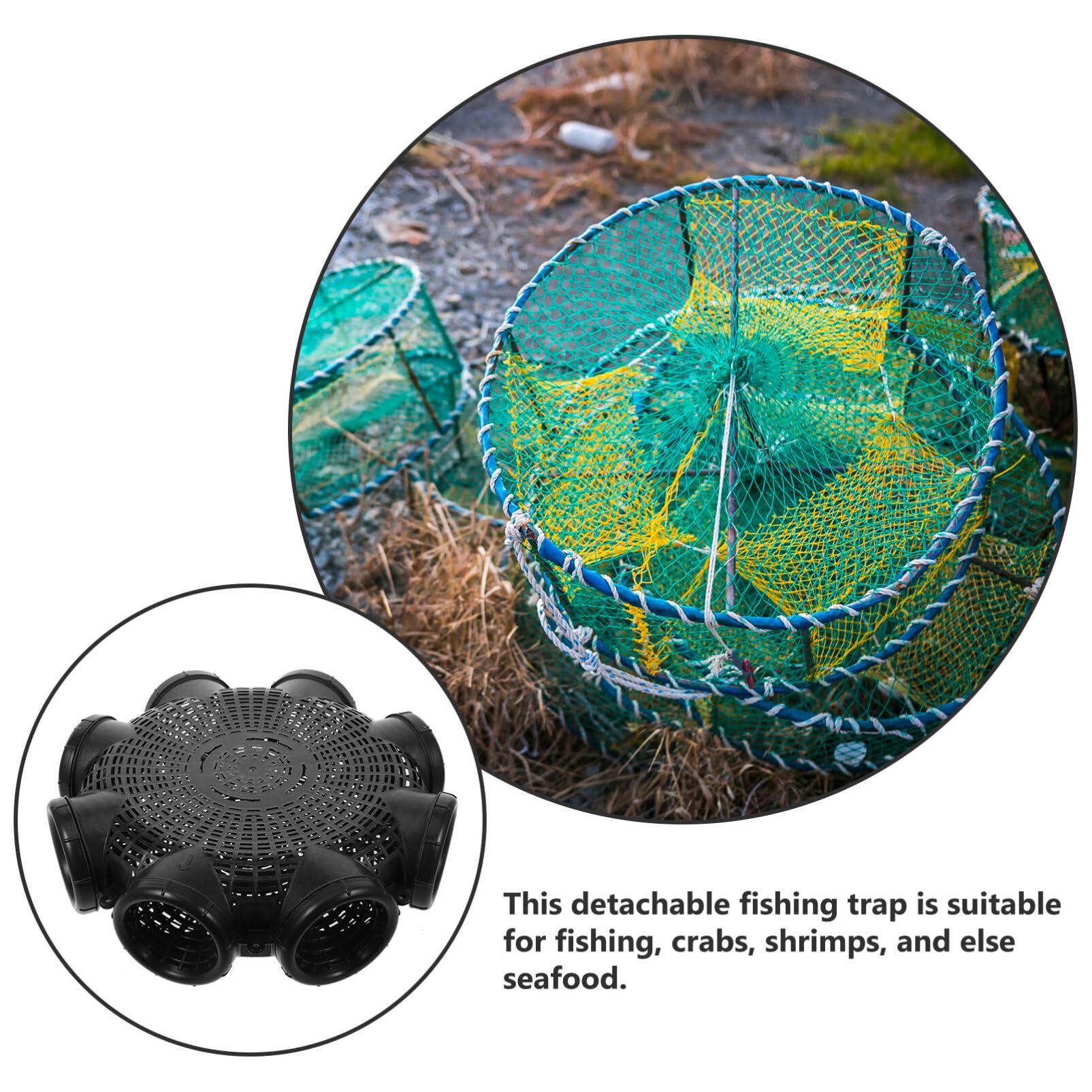 Close-up of sturdy PP material used in the trap