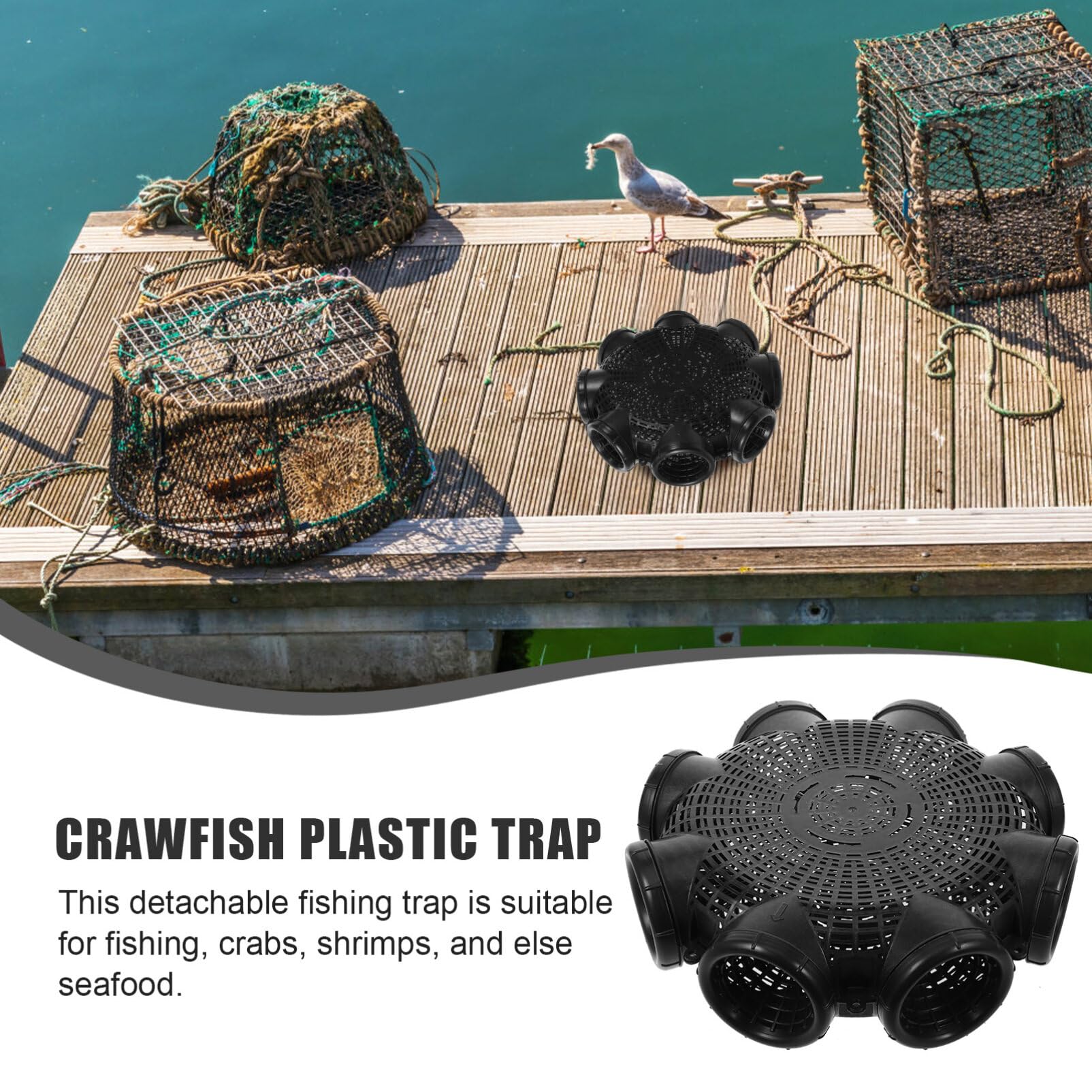 Hollow bait chamber design detail