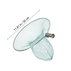 Kisangel net head 11-81 inch diameter provides ample catch area.