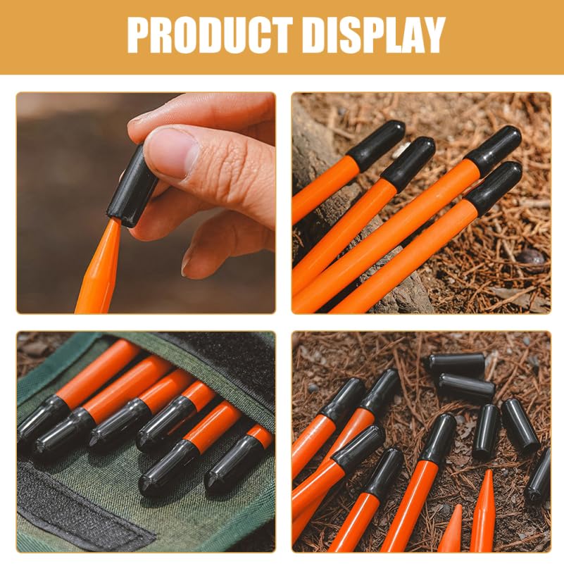 Kisangel stake safety caps pack offers replacements for multiple stakes.
