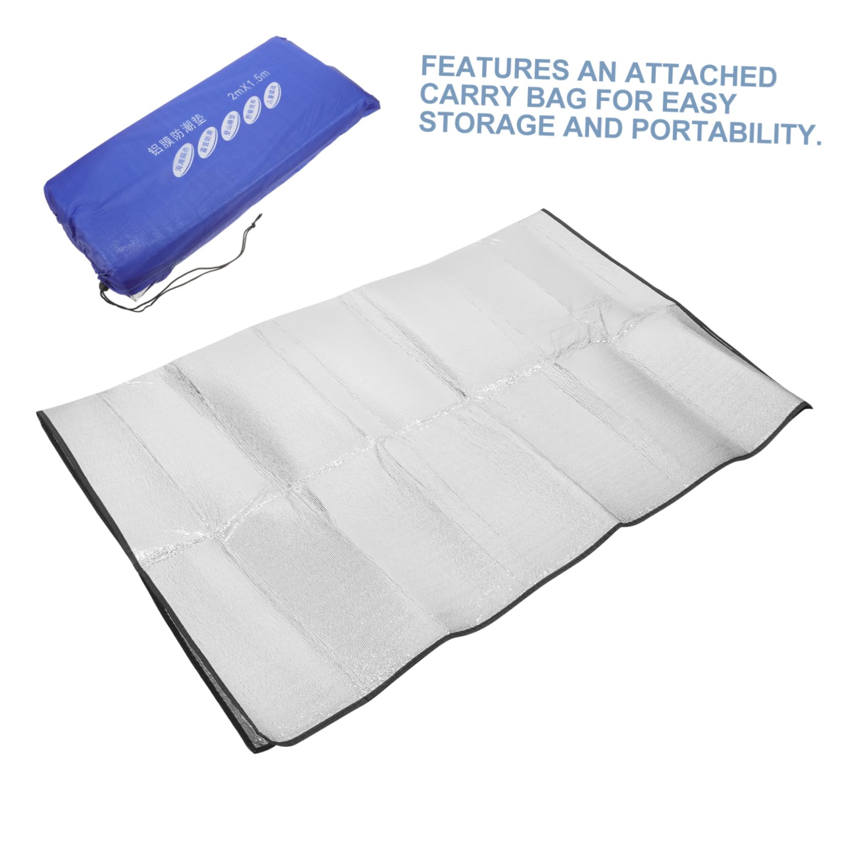 Kisangel tent floor padding protects against damp surfaces.