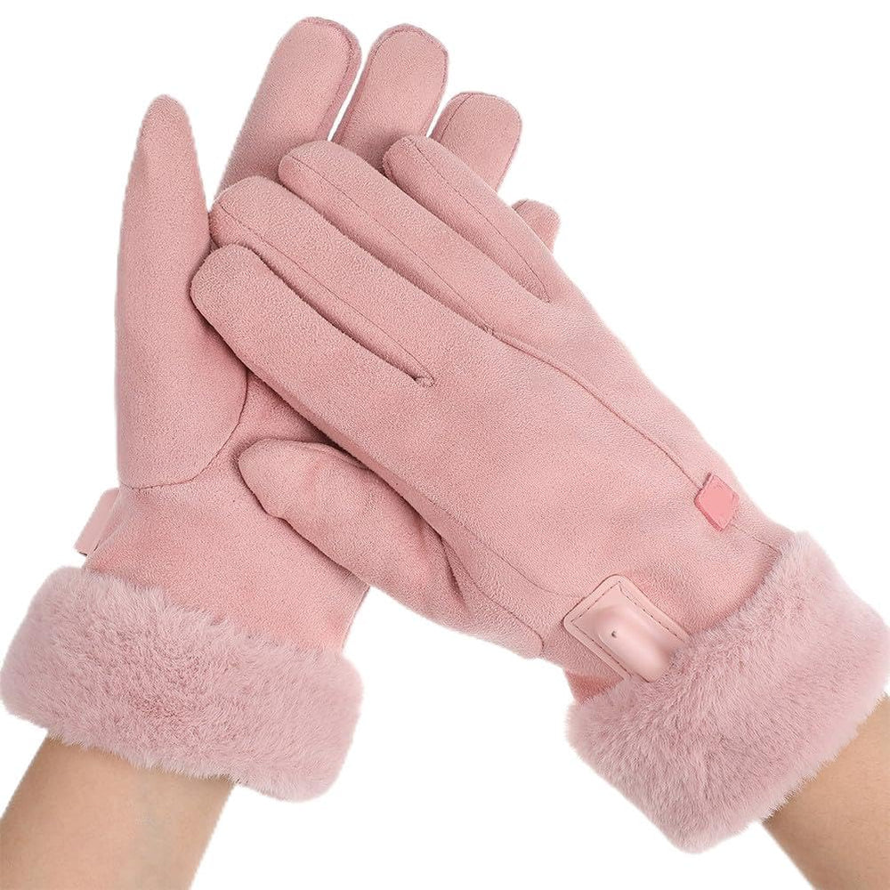 Kisangel USB heated gloves with palm-back heating for rapid warmth during outdoor activities