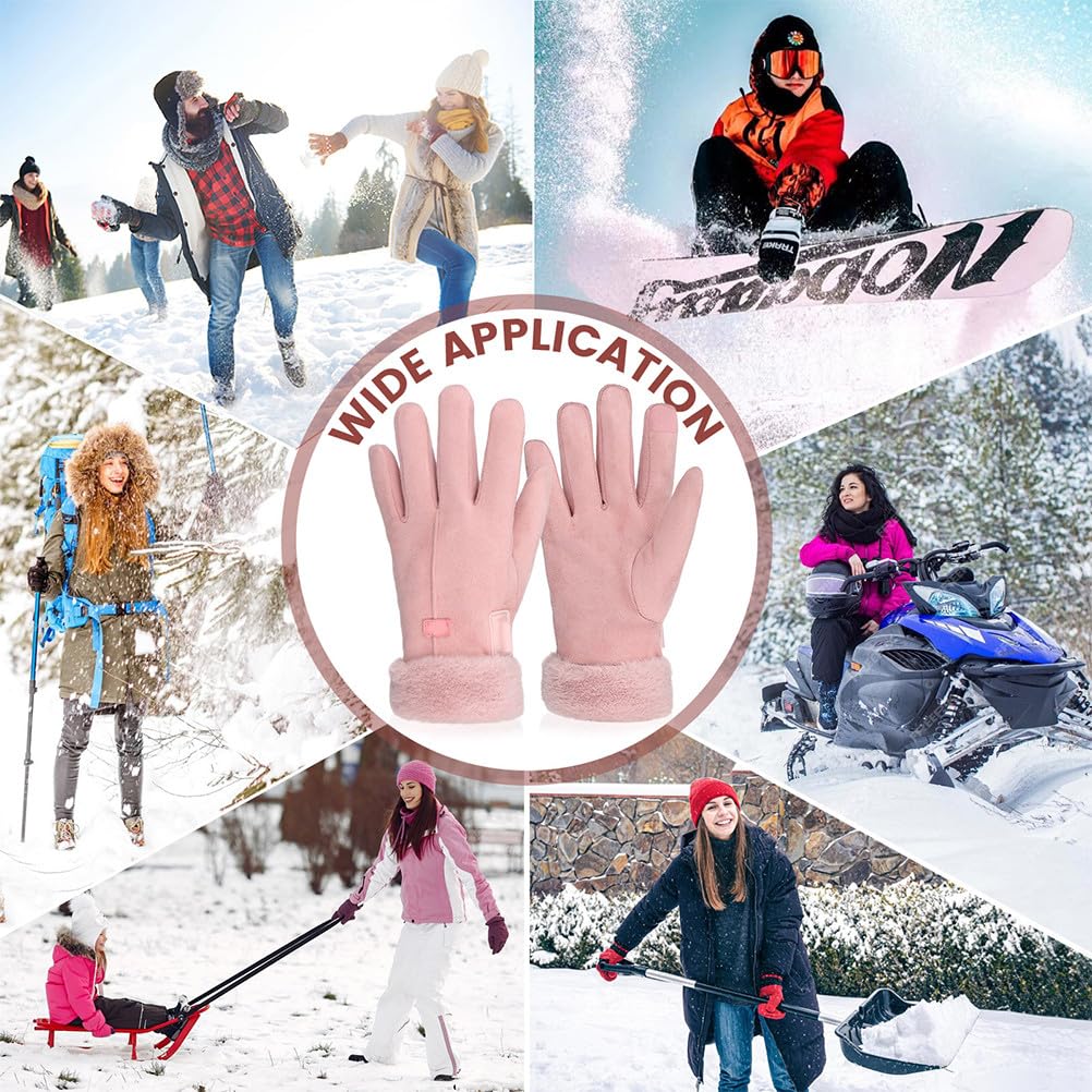 Kisangel compact USB-powered gloves compatible with power banks