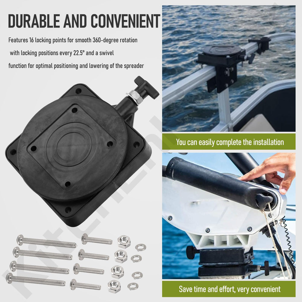 Durable marine-grade construction for Cannon downriggers