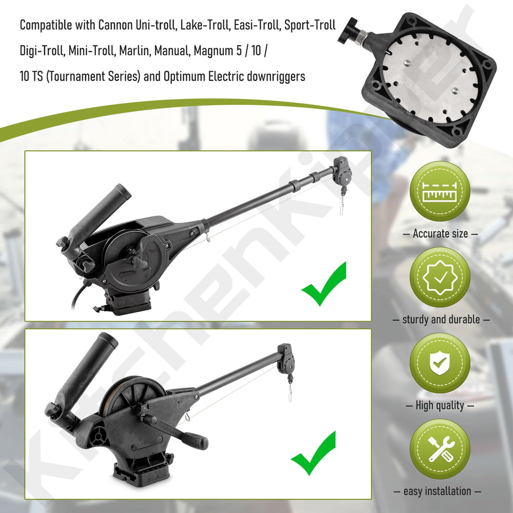 Compatible with Cannon Uni-Troll, Lake-Troll, Easi-Troll and Magnum series