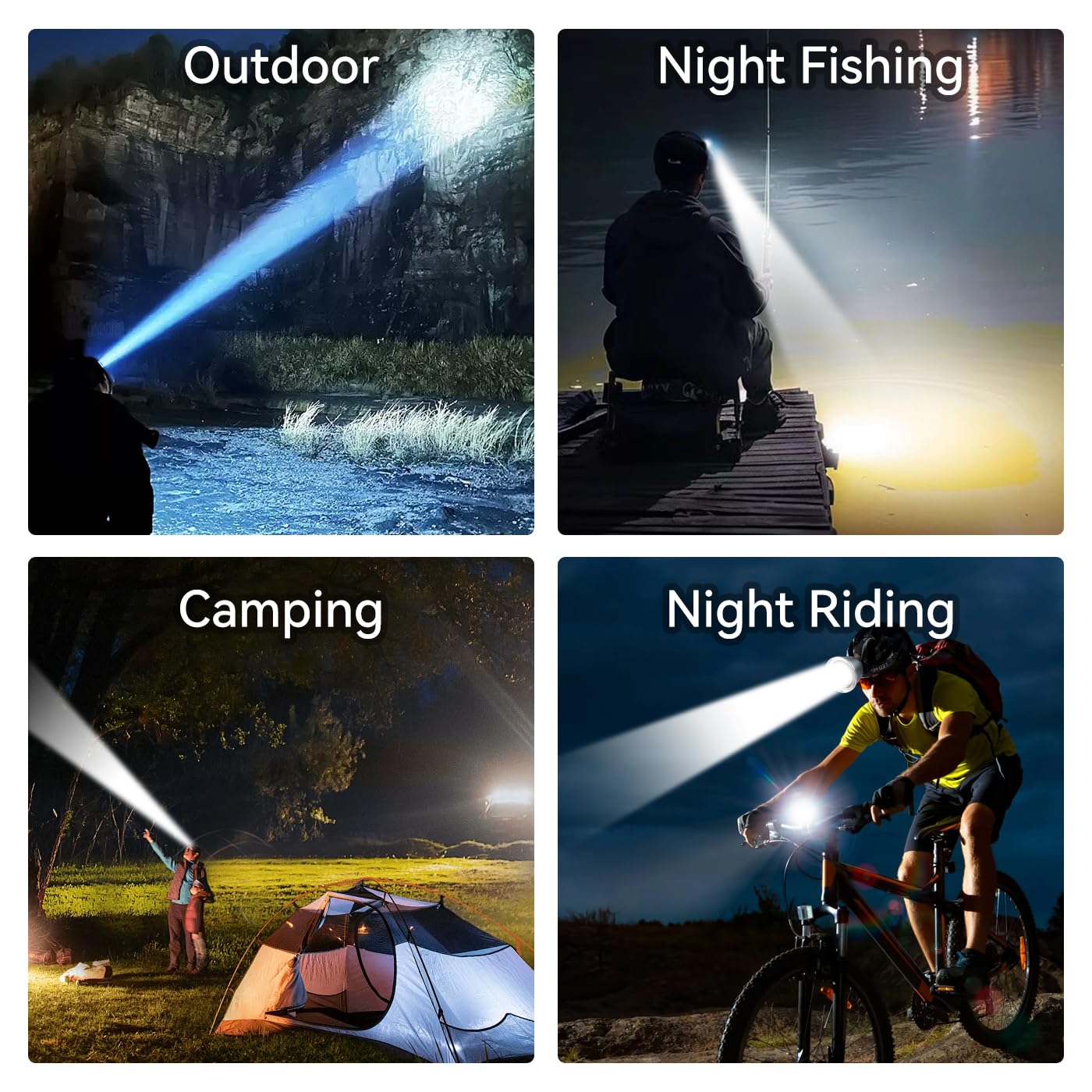Kitness lightweight ergonomic headlamp comfortable for extended wear