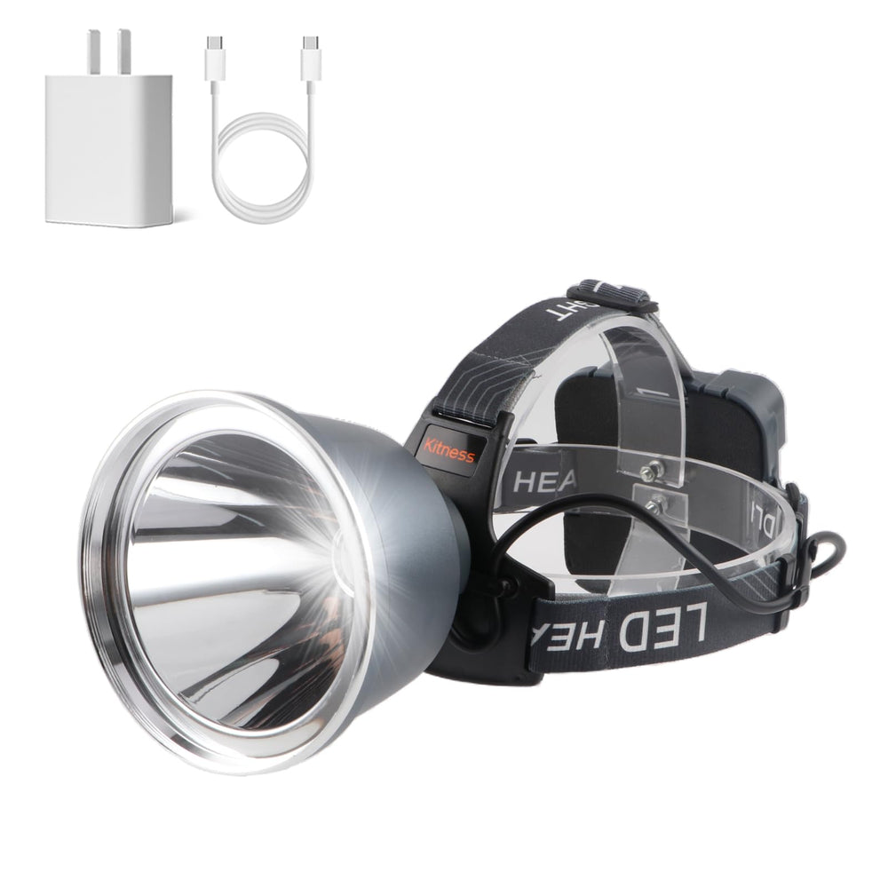 Kitness headlamp front light for clear night visibility during hikes