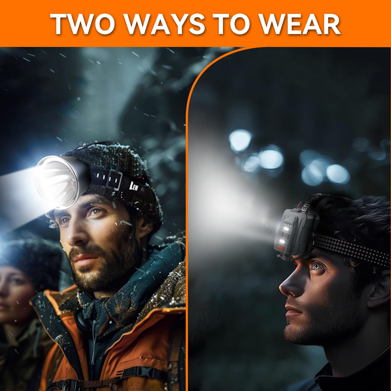 Kitness headlamp rear lights boost safety signaling at night