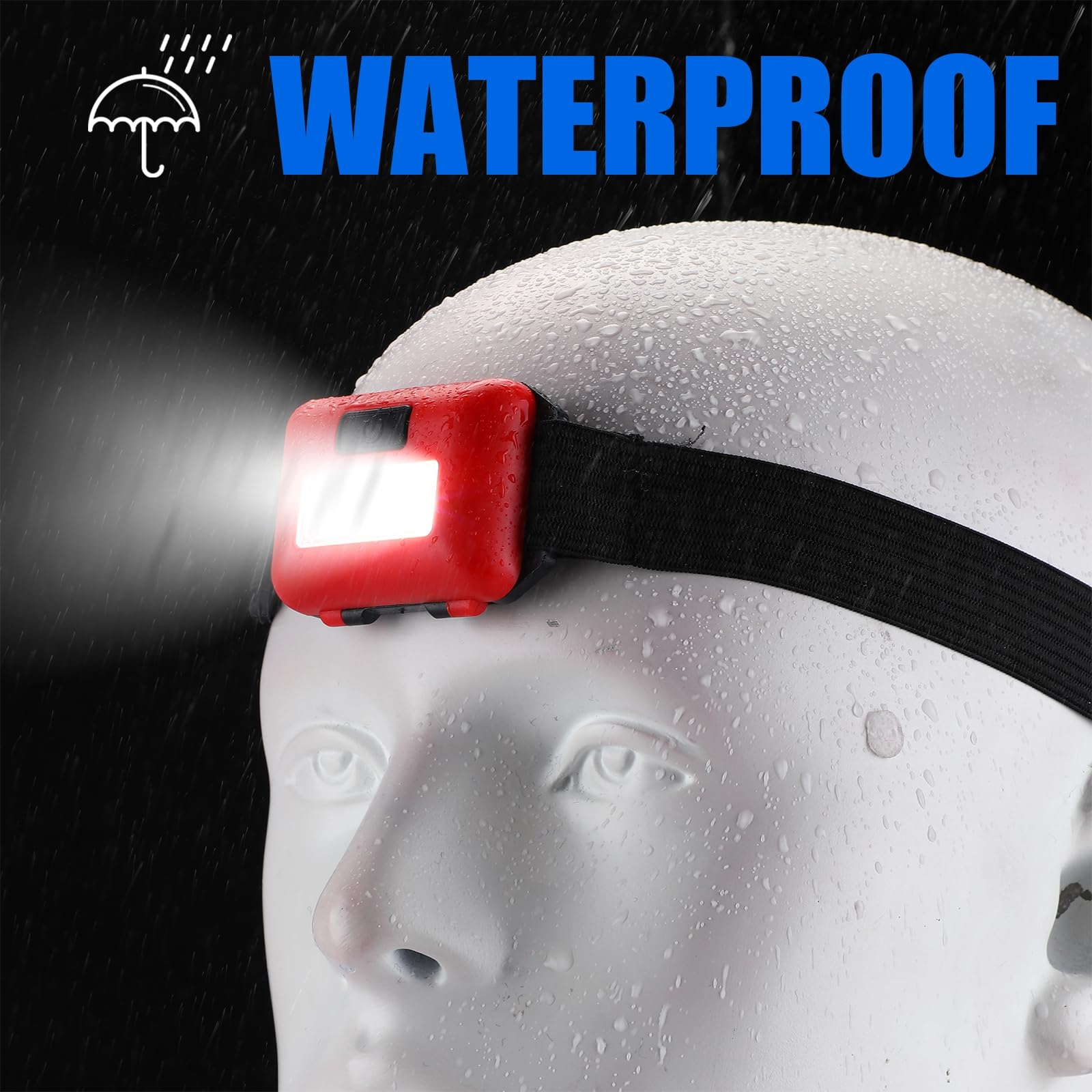 Kittmip headlamp weighs 1.34 ounces for comfortable all-day wear.