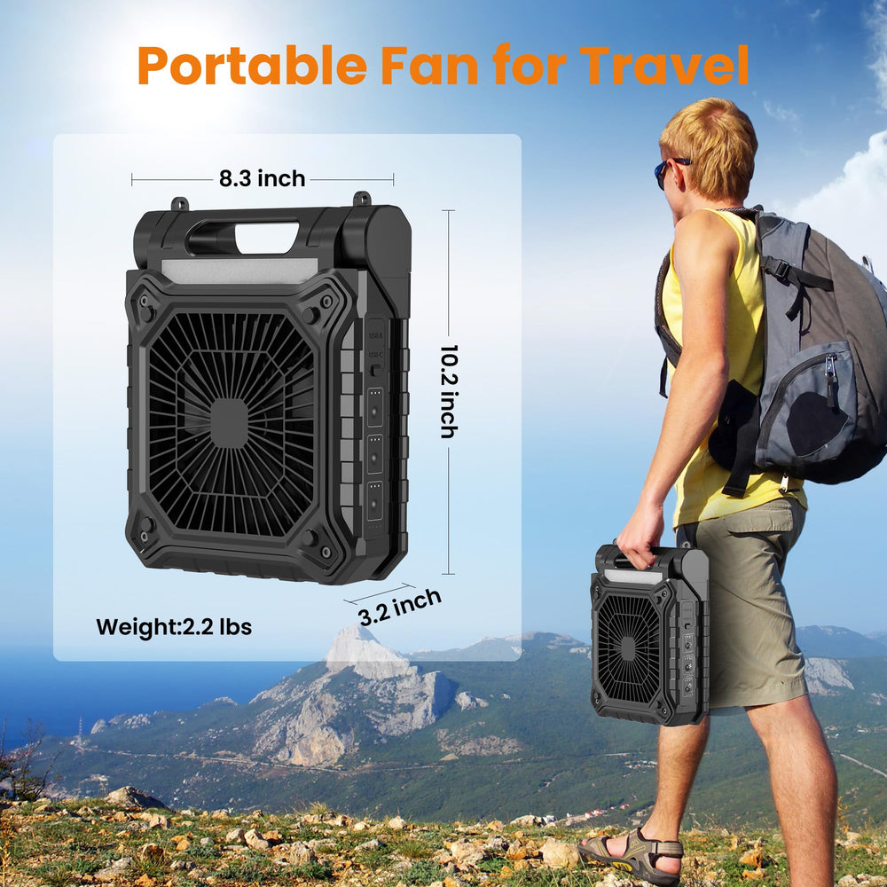 KITWLEMEN solar panel charging setup highlights eco-friendly outdoor power.