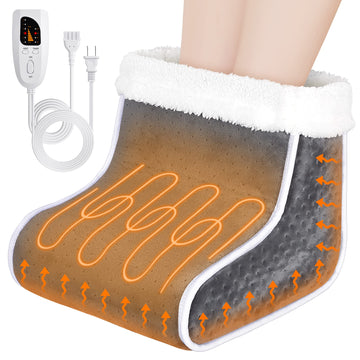 KLADNDER electric foot warmer boot-design heat delivers all-day warmth from toes to calves.