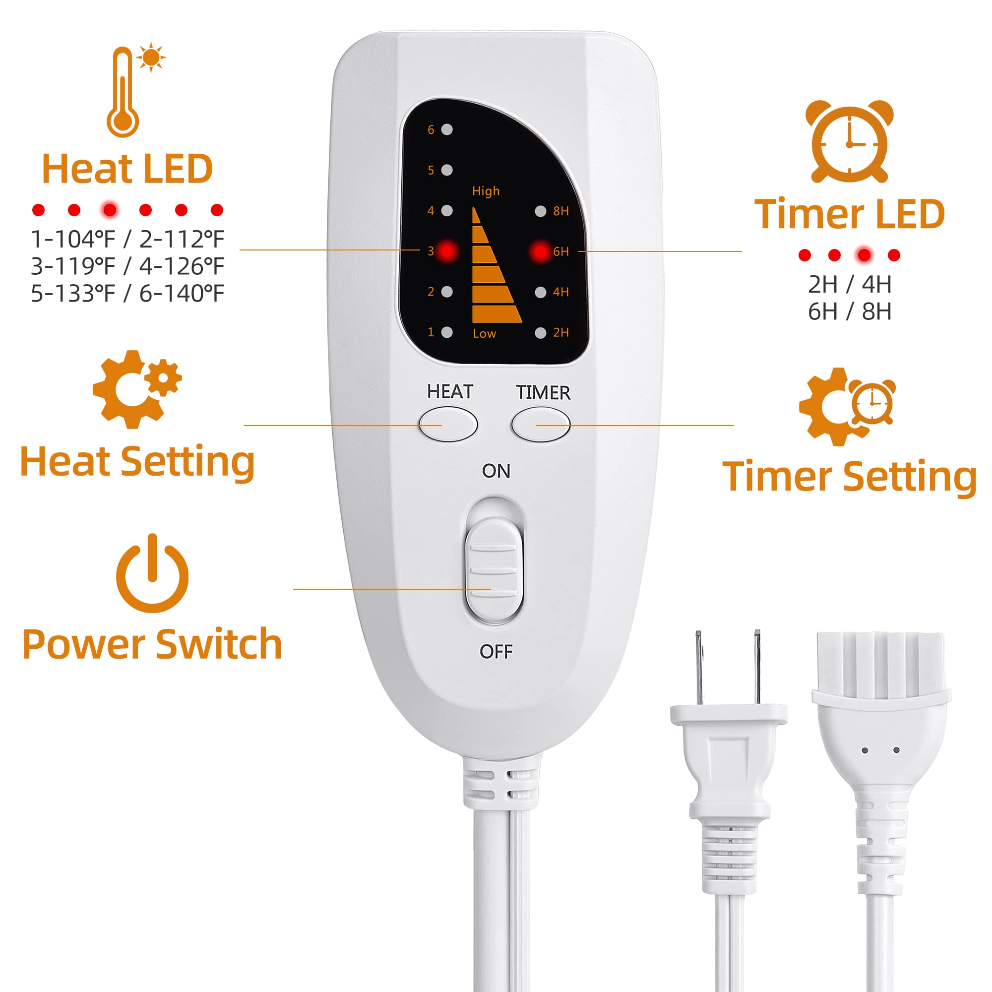 KLADNDER foot warmer covers full foot area for targeted warmth at home or office.