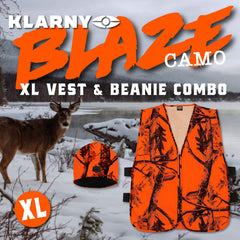 Klarny Outdoors premium beanie keeps ears warm during chilly scouting sessions