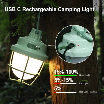 klarus CL3 Nut four brightness levels adapt to any campsite.
