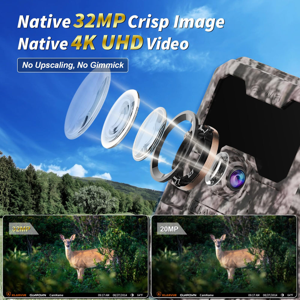 KLARVUE Guardian Pro captures crisp 4K video in outdoor conditions