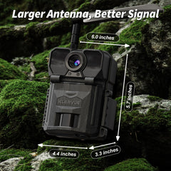 KLARVUE Ranger Pro no-glow night vision enables discreet nighttime footage