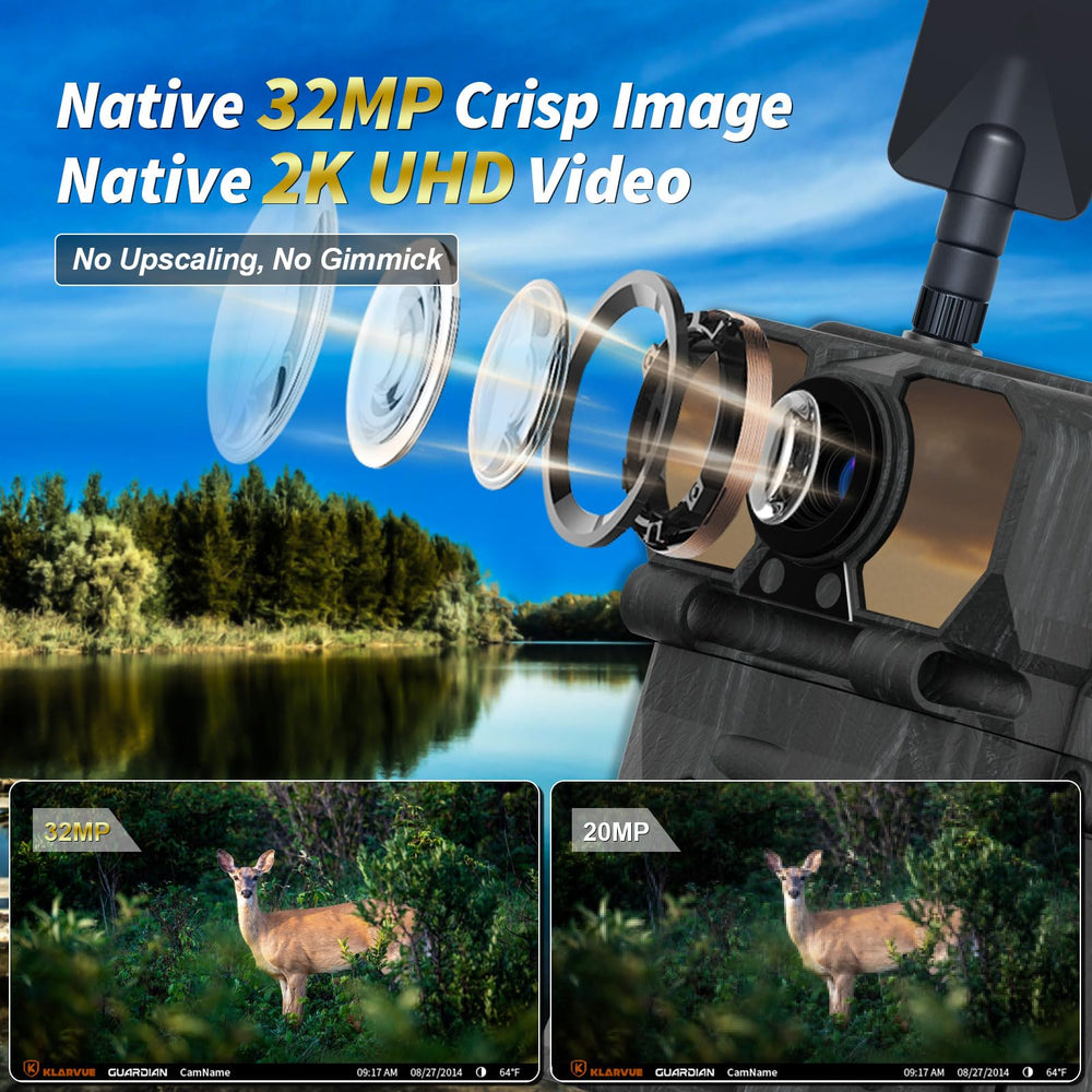KLARVUE Ranger Pro 0.2s trigger speed captures fast wildlife movements