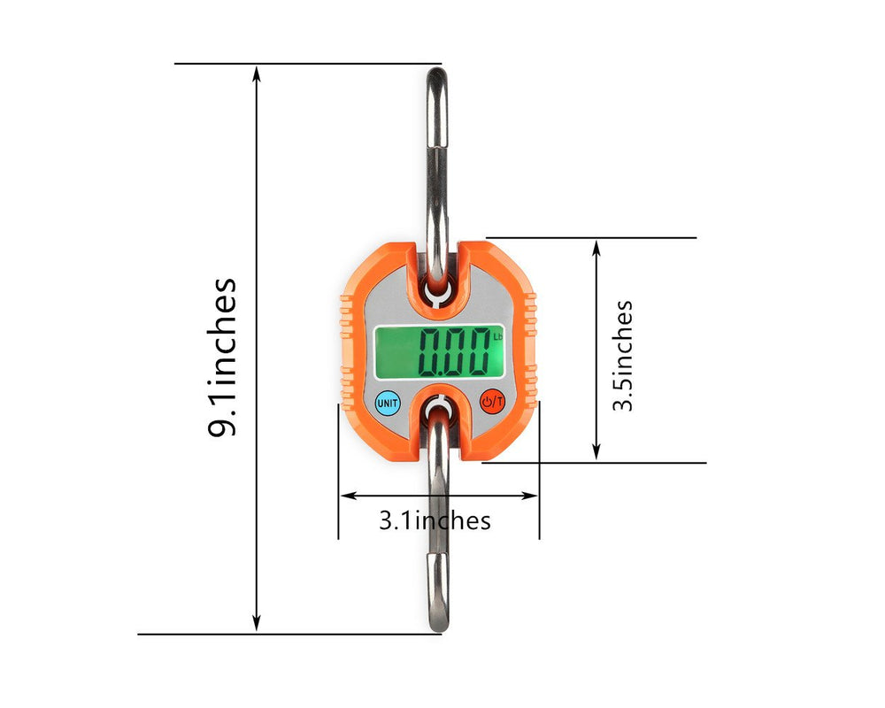 Crane scale hanging scale with ABS shell and stainless steel hook