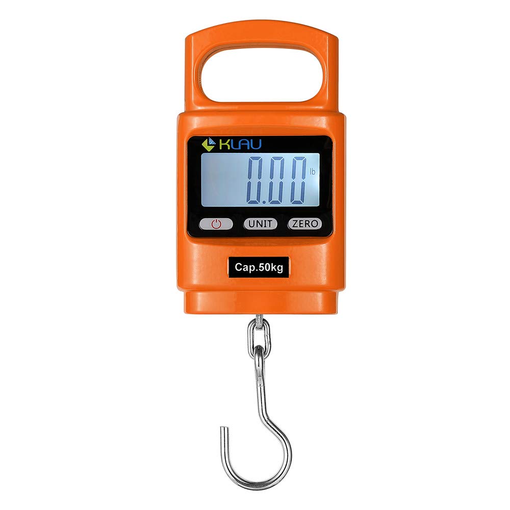 Klau portable fish weighing scale with 50 kg capacity