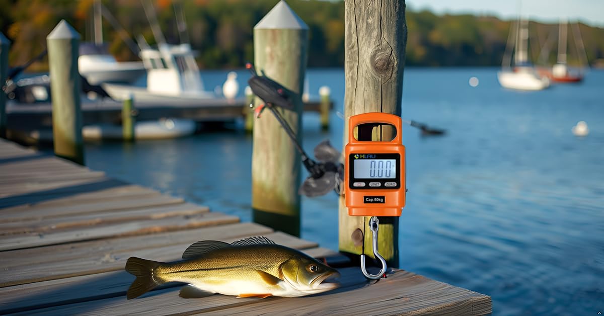 Klau scale weighing heavy items outdoors