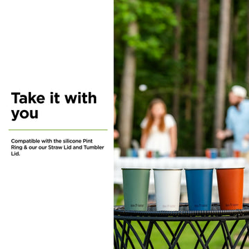 Klean Kanteen camping cups lightweight and dishwasher-safe for quick cleanup at the camp.