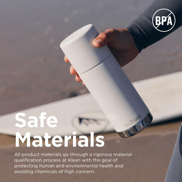Klean Kanteen TKPro in use during commute demonstrating temperature retention.