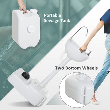 Kleankin foot pump delivers water flow with a simple step.
