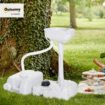 Kleankin handwashing station with soap dispenser for quick hygiene outdoors.