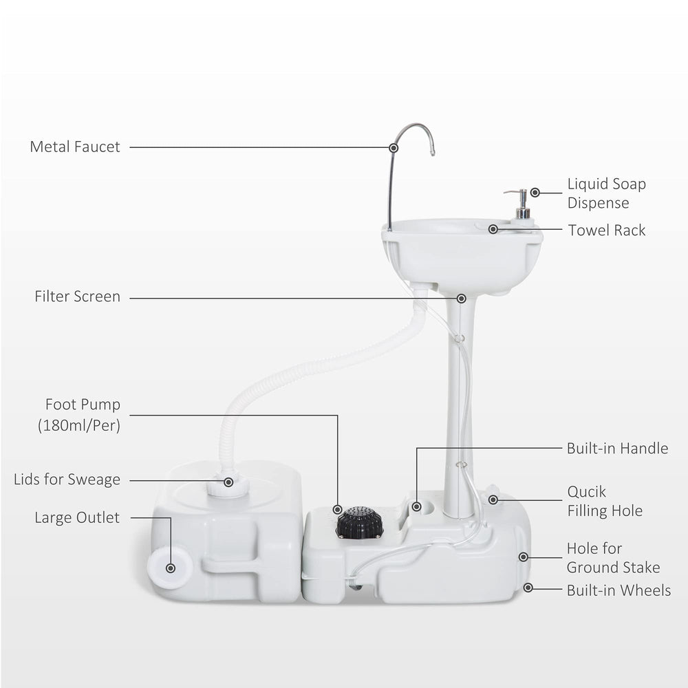 Kleankin recovery tank 24L captures wastewater for tidy setups.