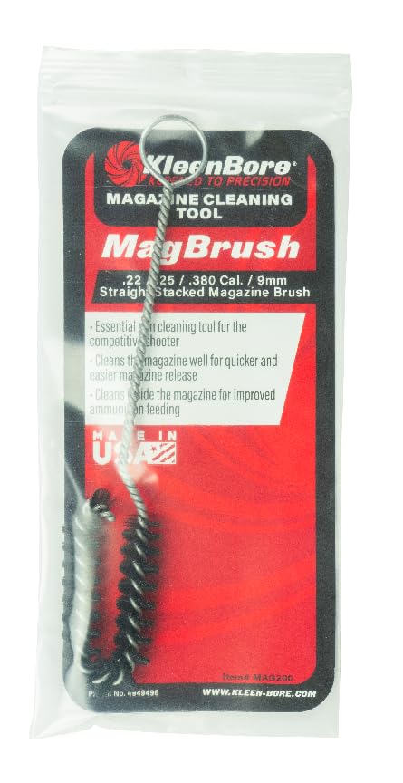 Kleen-Bore MAG & WELL BRUSH product photo with magazine well context.