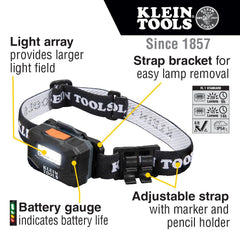 Klein Tools 56049 battery gauge indicator shows charge level