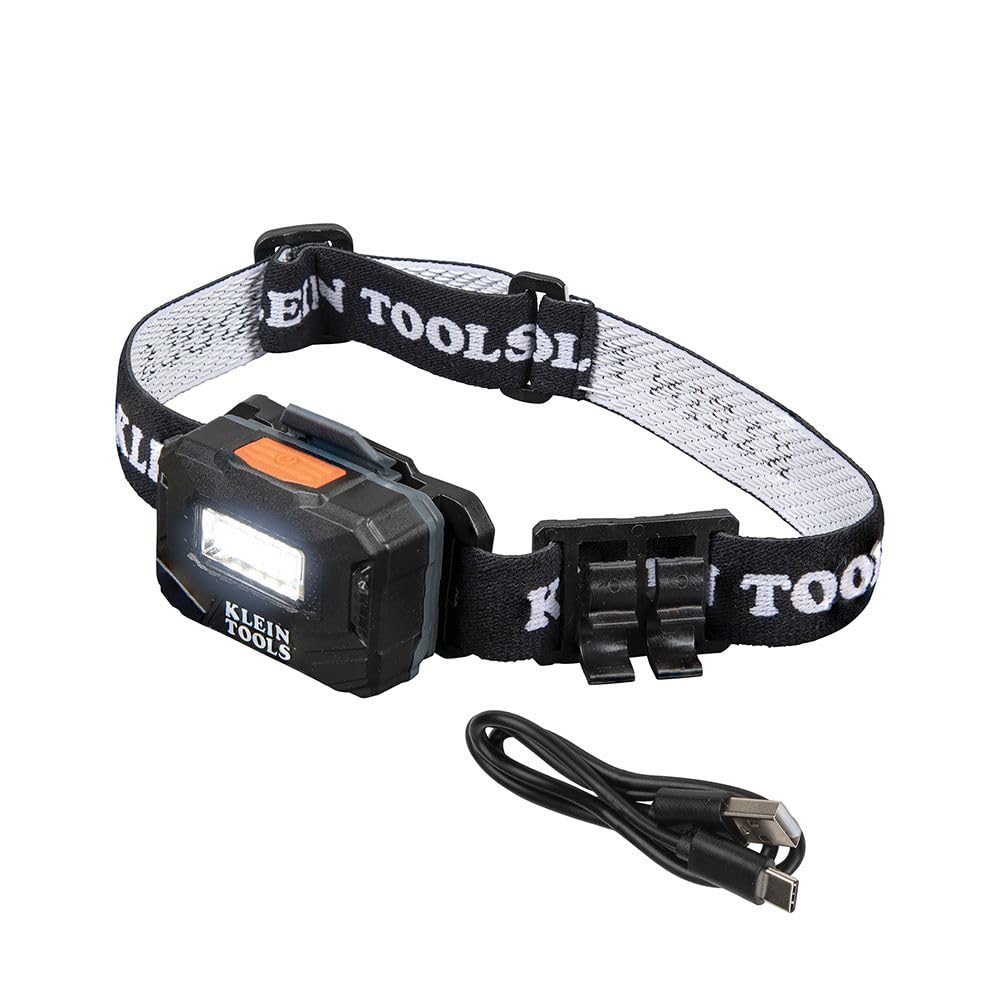 Klein Tools 56049 headlamp with wide light field for detailed work