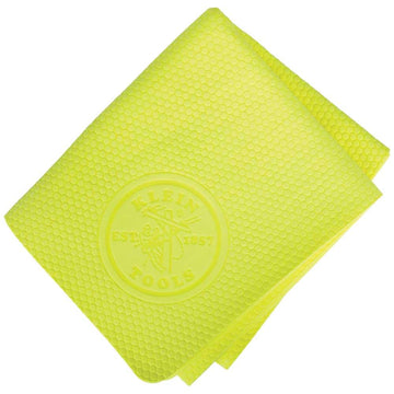 Klein Tools cooling towel feels cooler than ambient air during activity.