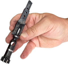 Carbon scraper with black Ozide matte finish