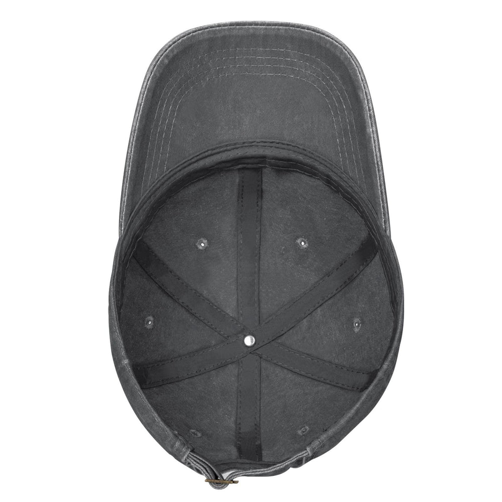 KLIUXBF curved brim denim cap keeps the sun out of eyes for outdoor activities.
