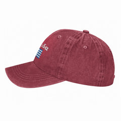KLIUXBF denim cap back closure highlights adjustable fit for all-day comfort.