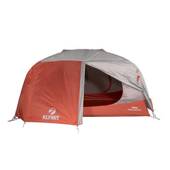 Klymit Cross Canyon 3-Person aluminum poles provide sturdy, lightweight support.